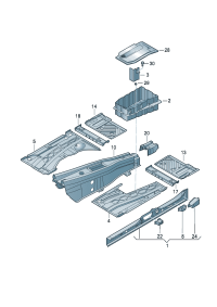7L0801387A-REINF ASSY-RAD CORE UPR