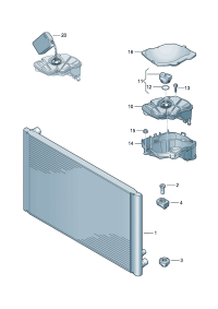4E0121403H-EXPANSION TANK- AUDI-Q7/TOUREG