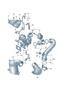 04E145702L-Turbo, exhaust manifold Supercharger  D-23.01.2017
