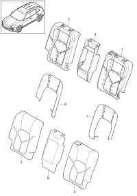 95852277511-Foam set Back table Complete: Air bag