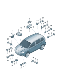 35D919475C-Controlunit, parking D  -05.11.2012