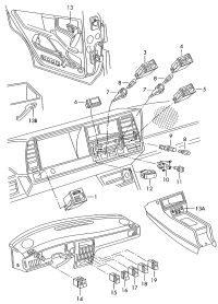 330959855E-Regulator, power window Sw assy