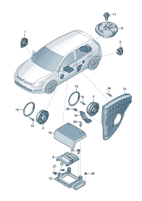 5GG035453-Speaker sub-assy
