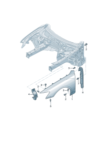 3ED821101-Panel-fender