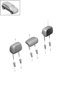 95B885900B-Headrest & boot