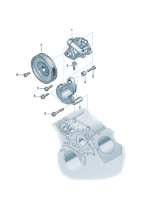 4B0145156N-STEERING PUMP 120B-PANAM