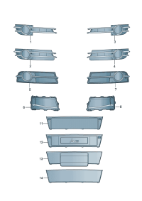 4FD807285-Plate, licence Colour as needed Paint