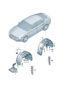 4G8821171D-Wheel Piece-wheelhouse fr