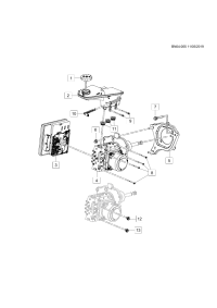 23139900-Grommet, brake master cylinder (height 13.00) (* package 1, package 2)