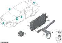66555A47225-Camera ultrasonic auto parking