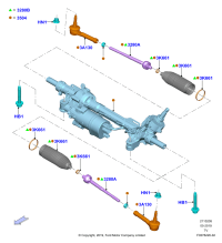 L1MZ3280D-ROD STEERING RACK