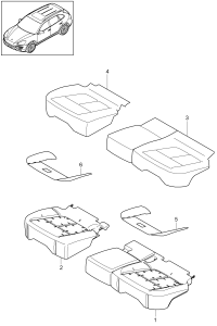 95852237601-Foam set Cushion