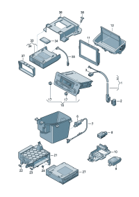 8U0907462-Bracket, CD changer