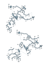 4H1819674AE-Coolant hose
