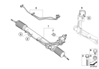 32105A0A160-Retainer, hydraulic power steering gear