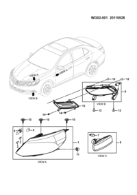24534583-Head lamp assy