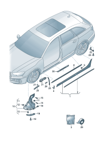 8W0853824C9B9-Film, stone proof (sateen black)