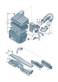 5Q0129620D-PORSCHE CARRERA AIR FILTER