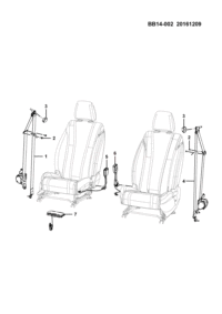 23552392-S/belt assy-co pilot (MT)