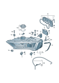 4M0941011C-LED headlamp Note OT-instructions: