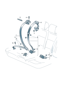 3GG85778282V-Belt guide