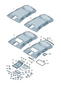 7L6868349F5J6-Baffle plate Companion: (crystal gray)