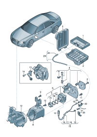 4H0907547F-Control unit, Night vision system