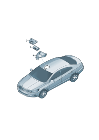 3C0907217B-Control unit, for lane hold Sub assy, w/camera