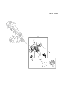 84547450-Retainer, brake pedal