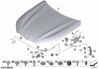 51237419041-Gas spring, bonnet