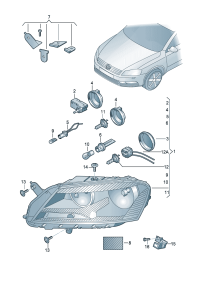3AD941005A-BEETLE 07-10 H/L