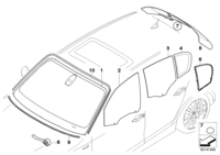 51337067791-Glass door window f lh