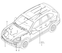 95861291310-Wiring harness Segment  Adjust with a tool