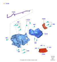 L1MZ7A195A-Case assy-transfer, CTV LINCOLN AVIATOR 2020-