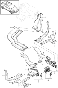 95857335200-Duct assy-air Included Servo motor