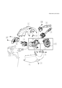 84597289-Switch (black), turn signal