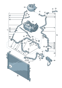 5QE122109N-Coolant hose