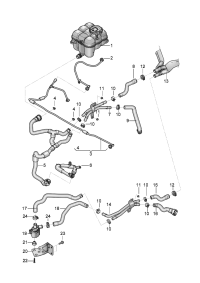 36A121081A-PORSCHE CAYENNE VENT LINE