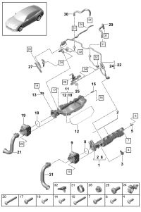 9A713326800-Hose, air intake