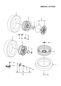 23554606-Lid assy., wheel