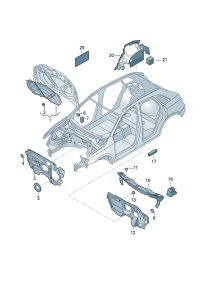 8U0863825A-Damper assy-hood