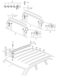 7L6860181FQRC-Guide rail-black