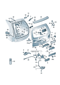 7L6827025AS-Cover, rr. hatch  Cooperate as needed: