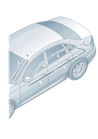 8WD853283A-Weatherstrip, Strip garnish