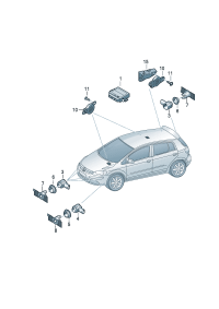 5K0919493H-BRACKET-ANTISKID SENSOR