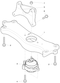 3Y0399105A-Mounting, transaxle