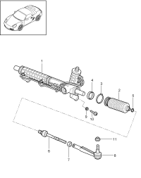 98734701100-Gear box Booster, steering Deprecated parts