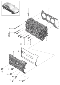 9A110414404-GSKET CYL HEAD/SKD/AUD/SEAT/84