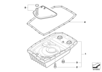 24117588753-GASKETOIL PAN/MINI R53/R56