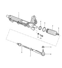 99734701104-Gear box Booster, steering  Deprecated parts  D -MJ 2007